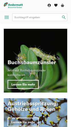 Vorschau der mobilen Webseite www.biocontrol.ch, Andermatt Biocontrol AG