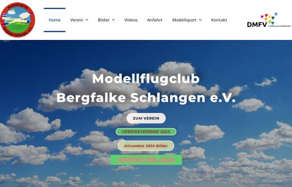 Vorschau von www.bergfalke-schlangen.de, Modellflugclub Bergfalke Schlangen e.V.