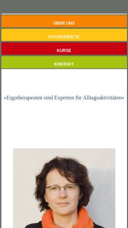 Vorschau der mobilen Webseite www.ergo-graefebert.de, Ergotherapie Gräf-Ebert