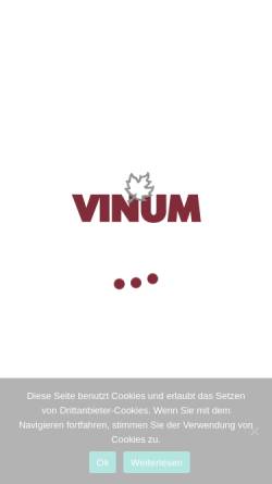 Vorschau der mobilen Webseite www.vinum.it, Chebello GmbH
