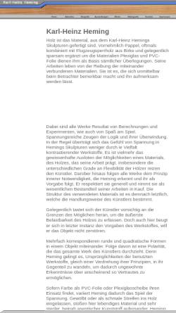 Vorschau der mobilen Webseite www.karl-heinz-heming.de, Heming, Karl-Heinz