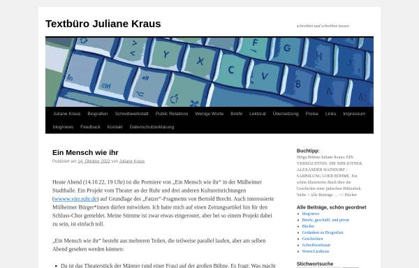 Textbüro Juliane Kraus