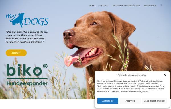 Vorschau von www.mydogs.at, MyDogs Praxis für Hundephysiotherapie