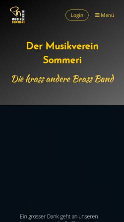Vorschau der mobilen Webseite www.mv-sommeri.ch, Musikverein Sommeri