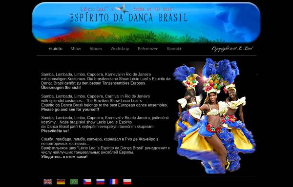 Vorschau von www.espirito.de, Espirito da Danca Brasil - Sambashow