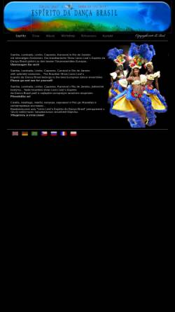 Vorschau der mobilen Webseite www.espirito.de, Espirito da Danca Brasil - Sambashow