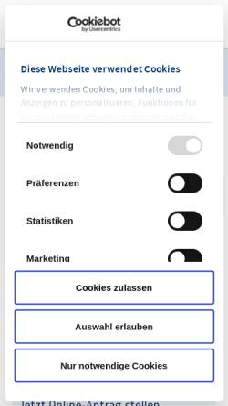 Vorschau der mobilen Webseite www.ihk-berlin.de, Industrie und Handelskammer Berlin (IHK)