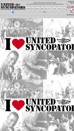 Vorschau der mobilen Webseite united-syncopators.de, United Syncopators