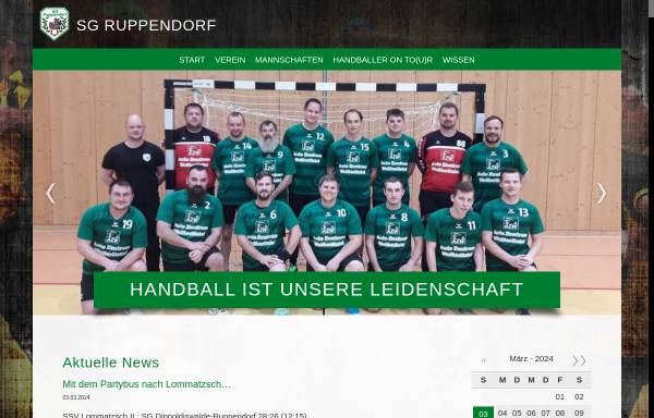 Vorschau von www.handball-ruppendorf.de, Handball Ruppendorf
