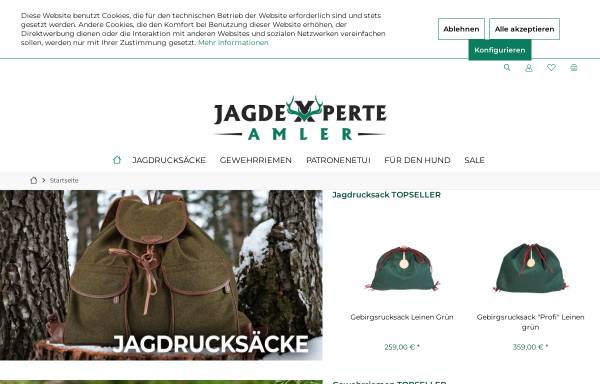 Vorschau von www.jagdexperte.com, Jagdexperte Amler e.K.