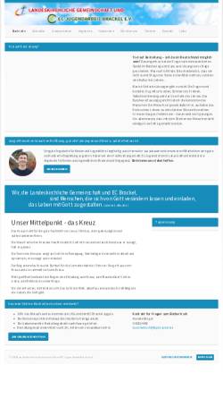 Vorschau der mobilen Webseite www.lkg-brackel.de, LKG und EC Brackel