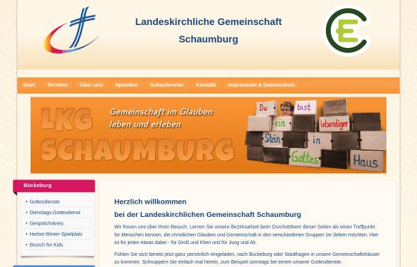 Vorschau von www.lkg-schaumburg.de, Landeskirchliche Gemeinschaft Schaumburg