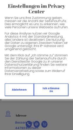 Vorschau der mobilen Webseite www.glocken-apotheke-bochum-app.de, Glocken-Apotheke