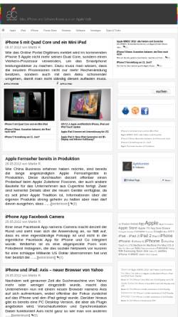 Vorschau der mobilen Webseite www.apfelcenter.de, Apfelcenter