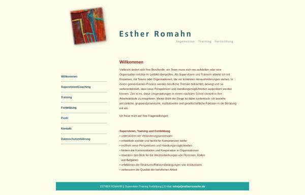 Vorschau von www.estherromahn.de, Esther Rohman