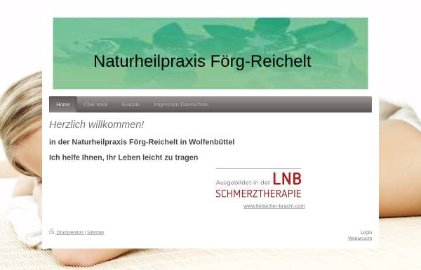 Vorschau von www.heilpraktikerin-in-wolfenbuettel.de, Naturheilpraxis Edith Förg-Reichelt