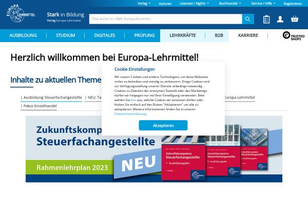 Vorschau von www.europa-lehrmittel.de, Verlag Europa-Lehrmittel