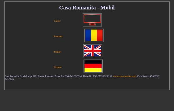 Vorschau von www.casa-romanita.com, Casa Romanita