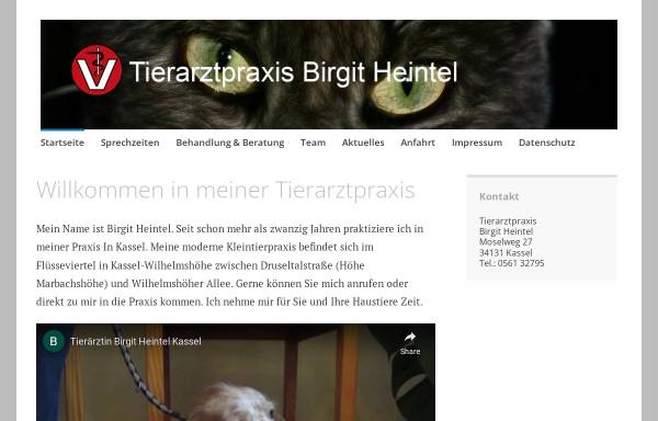 Vorschau von www.tierarztpraxis.b-heintel.de, Birgit Heintel