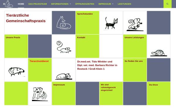 Vorschau von www.tierarztpraxis-rostock.de, Kleintierpraxis Dr.Tido Winkler