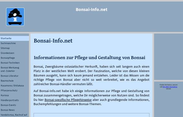 Vorschau von www.bonsai-info.net, Bonsai-Info.Net