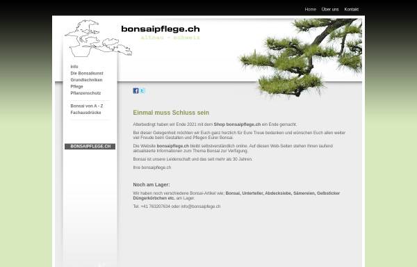 Vorschau von www.bonsaipflege.ch, Bonsaipflege.ch