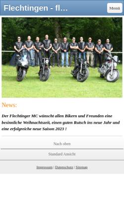 Vorschau der mobilen Webseite flechtinger-biker.jimdo.com, Flechtinger Biker.e.V.