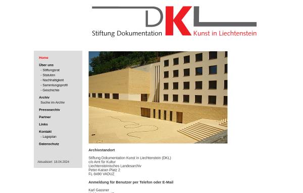 DKL - Stiftung Dokumentation Kunst in Liechtenstein