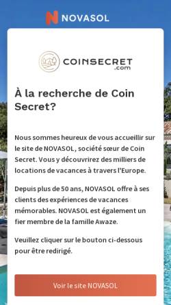 Vorschau der mobilen Webseite www.coinsecret.com, Coins Secrets