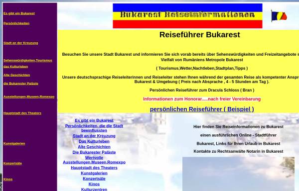 Vorschau von www.bukarest-info.de, Bukarest Informationen