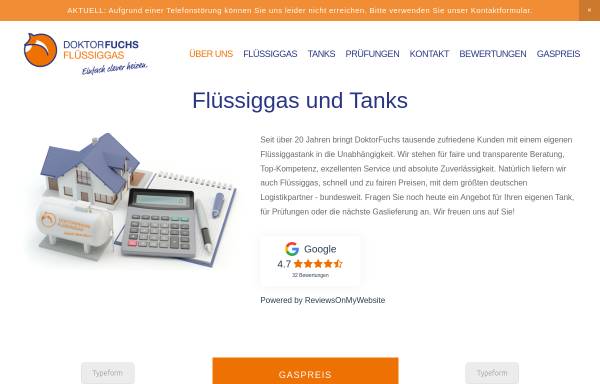 Vorschau von doktorfuchs.de, Dr. Ulrich Fuchs GmbH & Co. KG