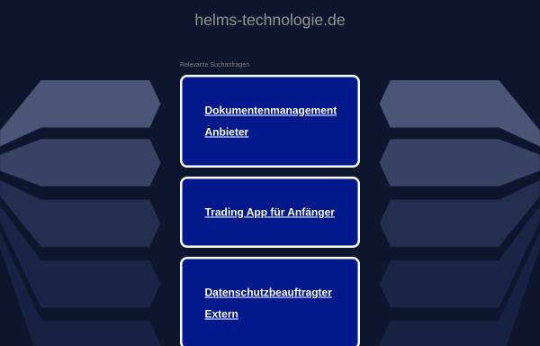 Vorschau von www.helms-technologie.de, Qualitätssicherung für Lebensmittel