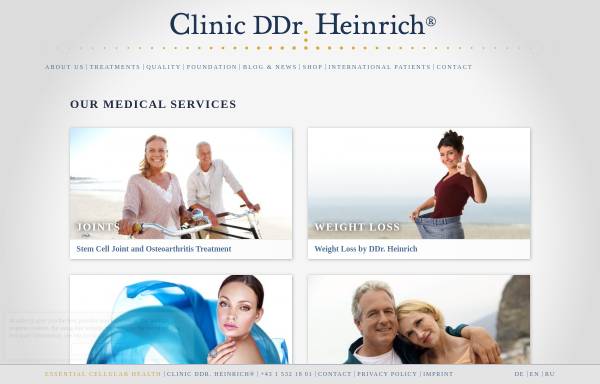 Vorschau von ddrheinrich.com, Ordination Clinic DDr. Heinrich