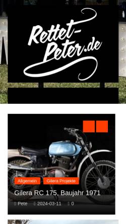 Vorschau der mobilen Webseite www.pemopa.de, Peter`s Moto Parts