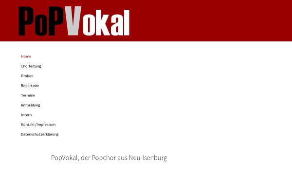 Vorschau von www.popvokal.de, PopVokal