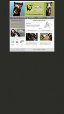 Vorschau der mobilen Webseite ak-horse-dentist.com, Alexia Kolpondinou