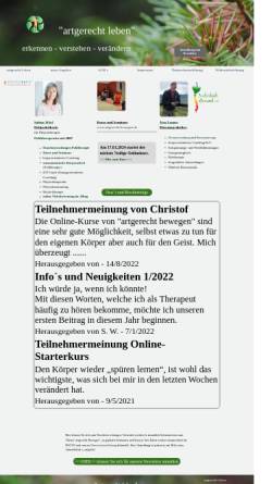 Vorschau der mobilen Webseite www.mut-zum-leben.com, Mut zu Leben Sabine Wörl