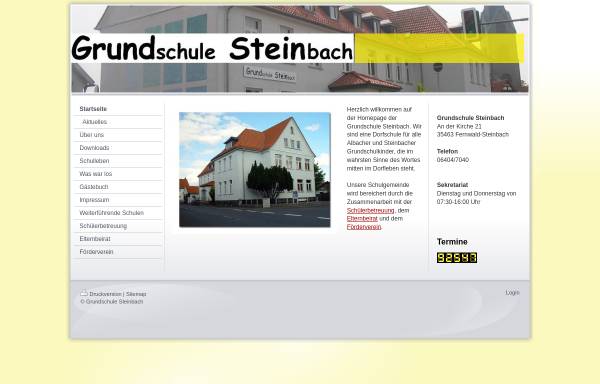 Vorschau von www.grundschulesteinbach.de, Grundschule Steinbach