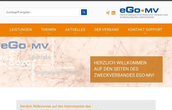 Vorschau von www.ego-mv.de, Zweckverband 