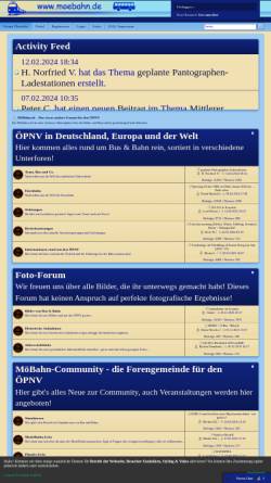 Vorschau der mobilen Webseite www.moebahn.de, Moebahn.de