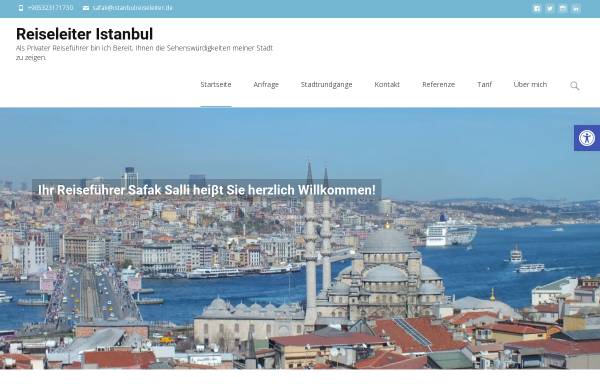 Vorschau von www.istanbulreiseleiter.de, Reiseleiter Istanbul - Safak Salli