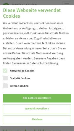 Vorschau der mobilen Webseite www.doepfer-schulen.de, Döpfer Schulen GmbH