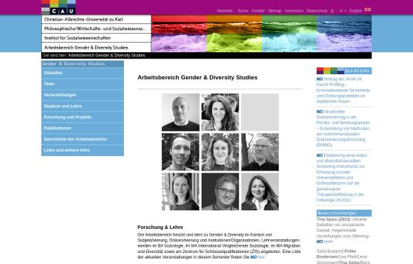 Vorschau von www.gendiv.uni-kiel.de, Gender Research Group
