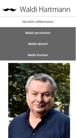Vorschau der mobilen Webseite www.waldemarhartmann.de, Hartmann, Waldemar