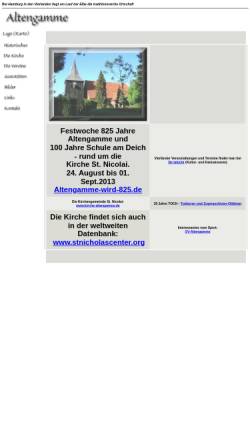 Vorschau der mobilen Webseite www.altengamme.de, Altengamme