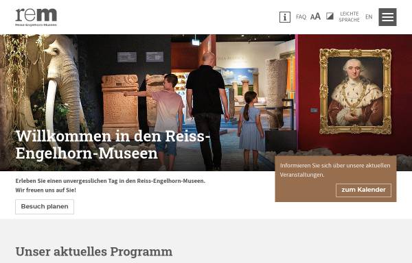 Vorschau von www.rem-mannheim.de, Reiss-Engelhorn-Museen