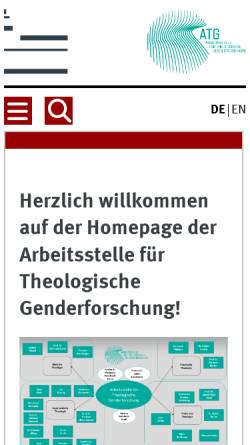 Vorschau der mobilen Webseite www.uni-muenster.de, Arbeitsstelle Feministische Theologie und Genderforschung
