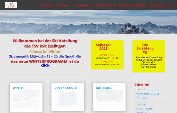 Vorschau von www.tsvrsk-ski.de, RSK Sport Skiabteilung