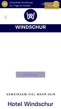 Vorschau der mobilen Webseite www.hauswindschur.de, Haus Windschur