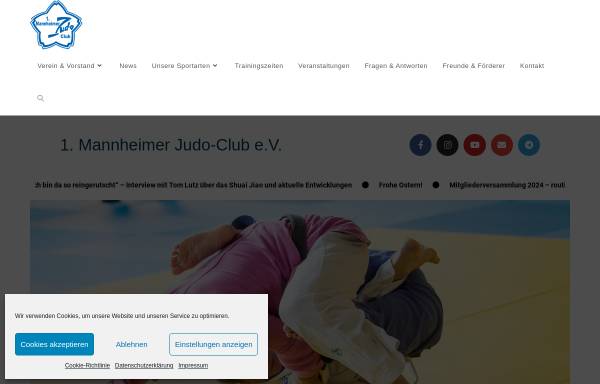 Vorschau von www.1-mannheimer-judo-club.de, 1. Mannheimer Judo Club